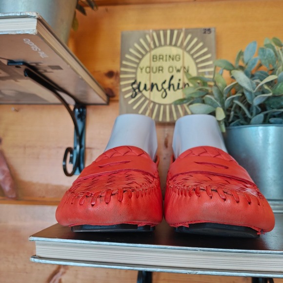 Robert Zur Petra True Glove Woven Leather Penny Driving Loafers Narrow Sz 8 AAAA - Picture 4 of 11